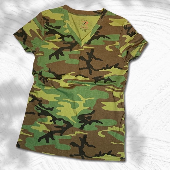 Rothco Tops - ⚡️ Women’s V-neck Camouflage tee